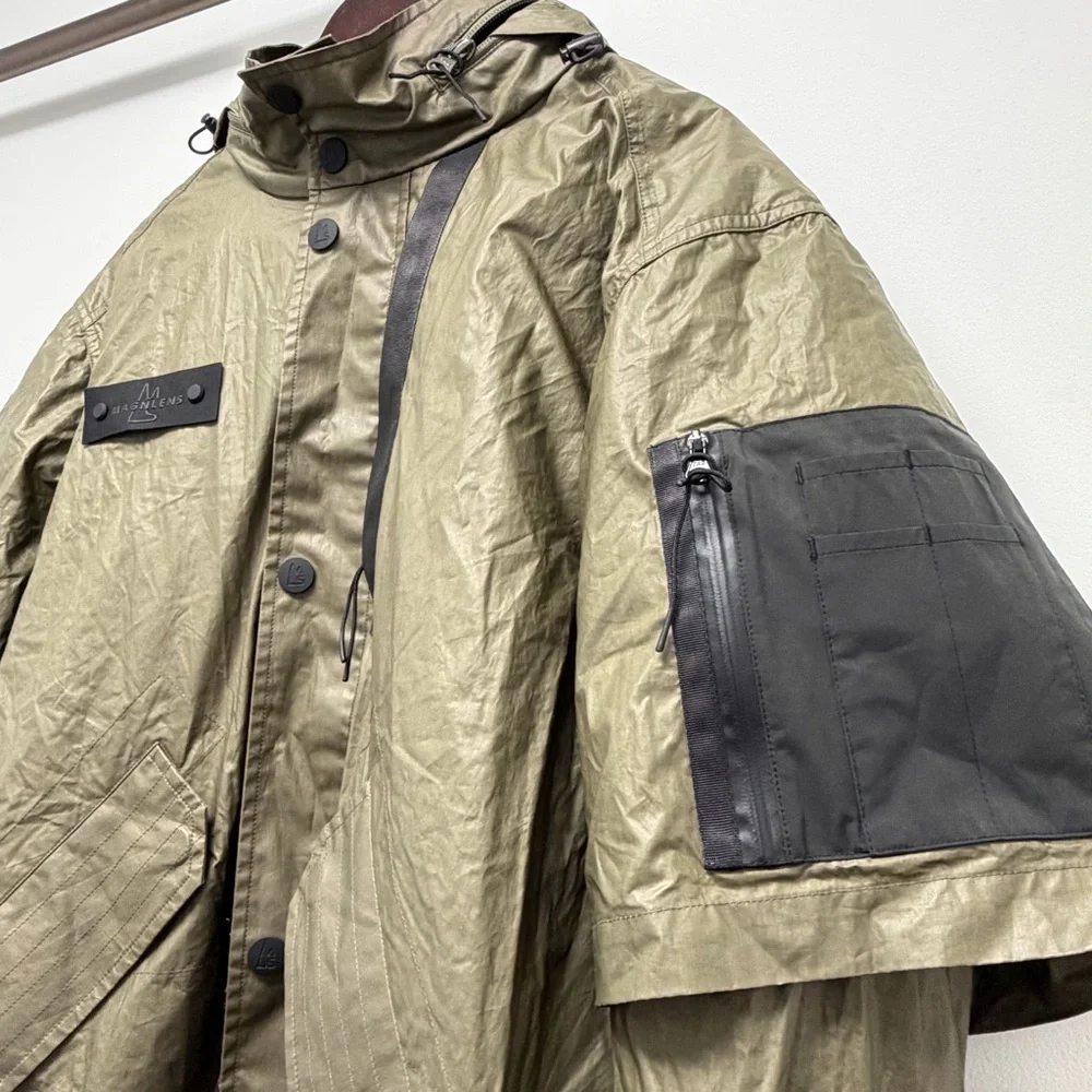 Magnlens Fishtail Olive Green Parka Jacket Size Medium - Picture 2 of 16